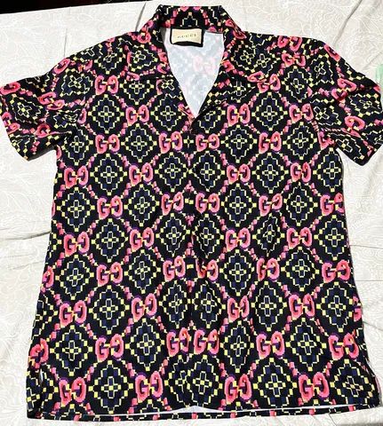 Camisa Gucci pixels
