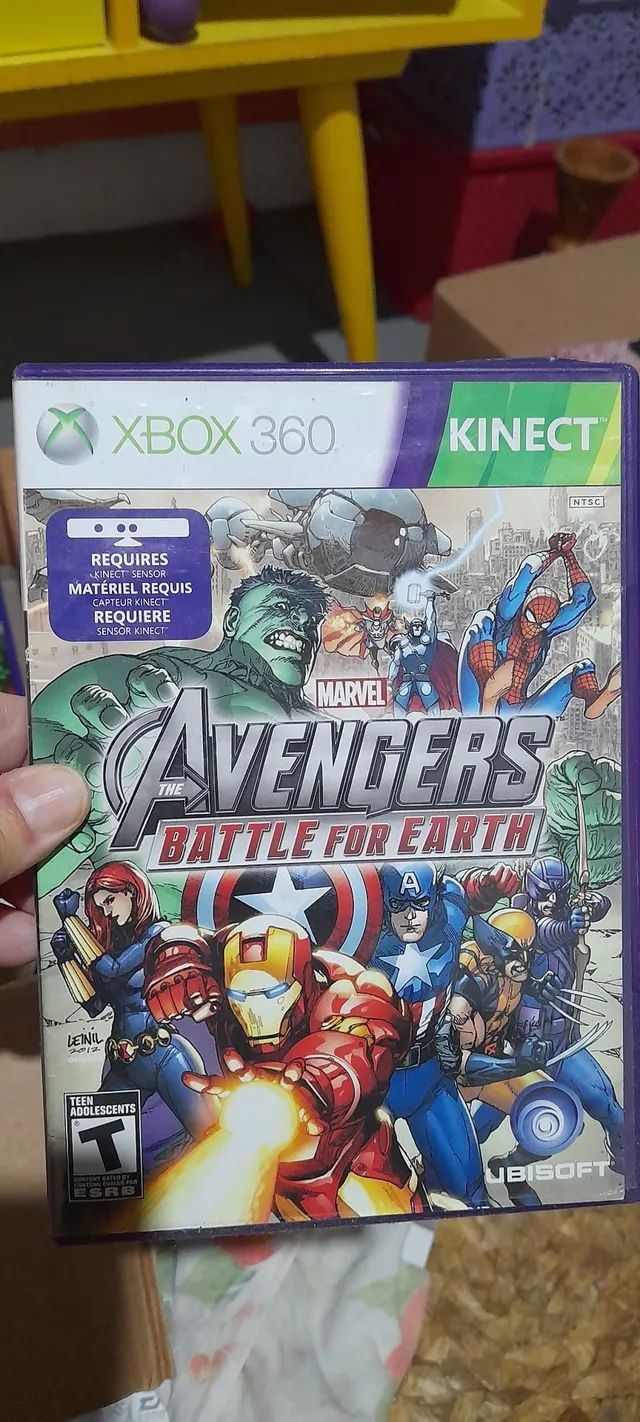 Jogo Marvel Avengers Battle For Earth Xbox 360 Ubisoft com o