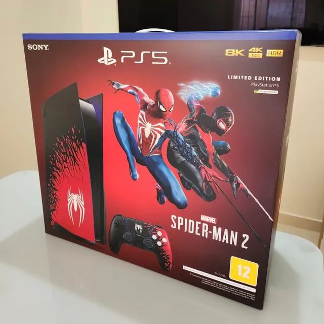 Sony PlayStation 5 825GB Marvel's Spider Man 2 Limited Edition Mídia Física