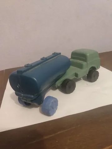 Brinquedo Antigo Caminhãozinho Plástico Bolha  - Foto 3