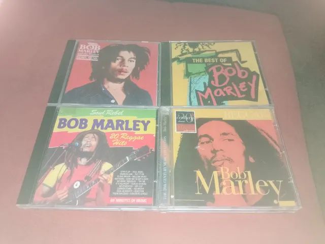 Box 8 CDs nacionais Bob Marley 20,00 cada.