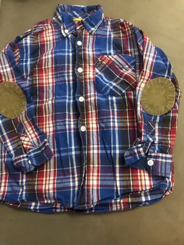 Camisa xadrez infantil tam 4 Tommy Hilfiger importada festa junina - Foto 2