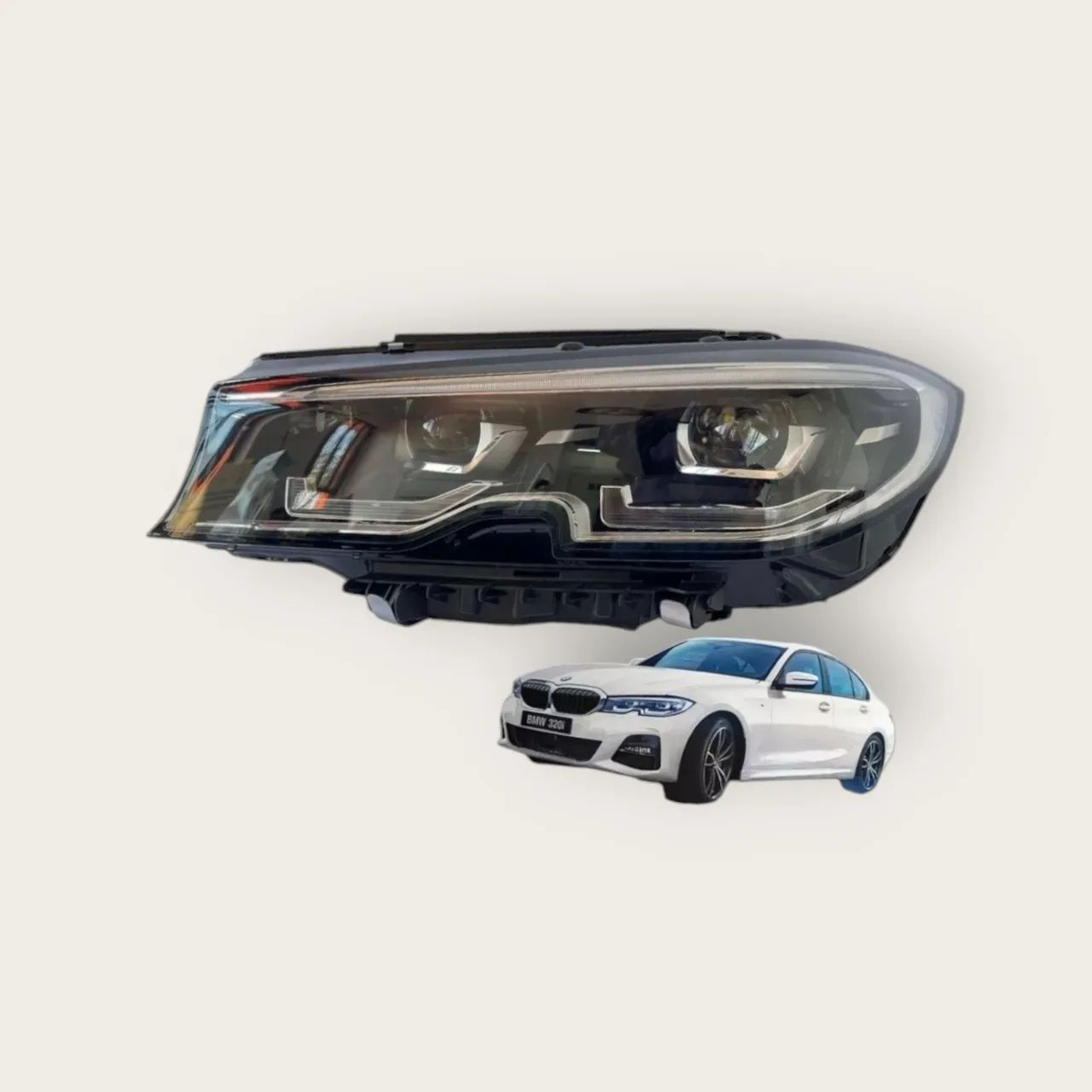 Farol BMW,320i 330i,G20 19/22 full led - Foto 3