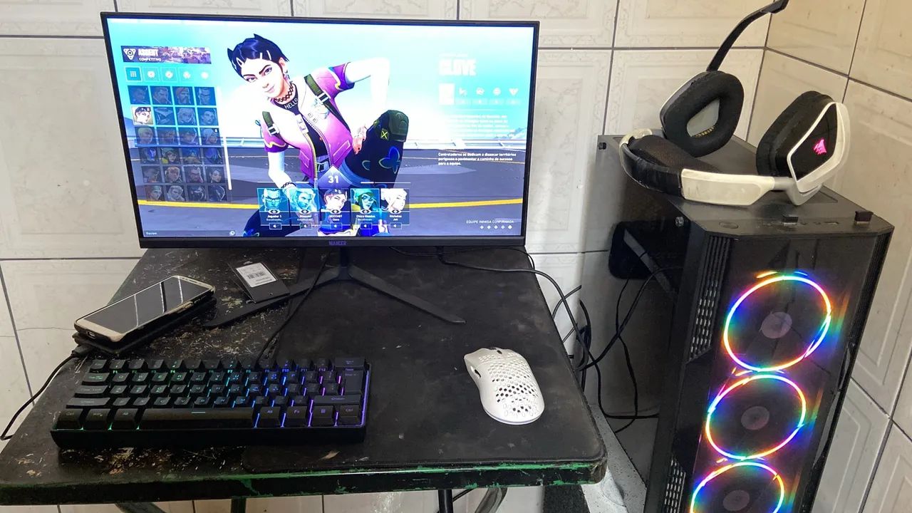 Monitor Gamer 21,45'' resolução 2K 75Hz