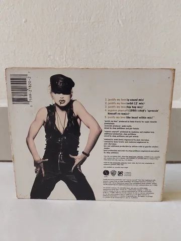 Cd single Madonna Justify My love ! - Foto 2