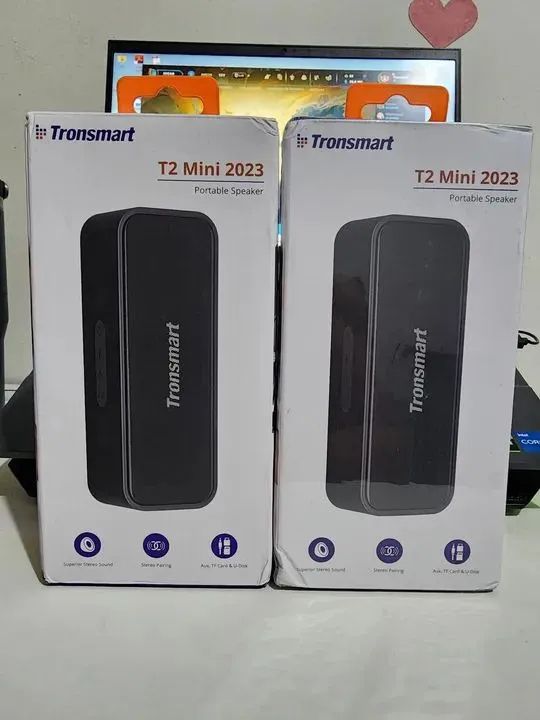 Caixa de Som Tronsmart T2 Mini, Bluetooth, até 18 Horas Musica, Entrada de cartão, Nova, L - Foto 5