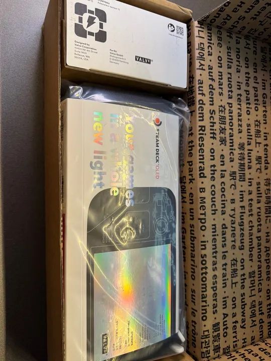 Steam Deck Oled 512gb 16gb - Console de Jogos Portátil novo lacrado  - Foto 2