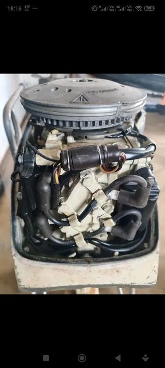 Motor de Barco 9.9 HP Leve Ótimo estado! - Foto 3