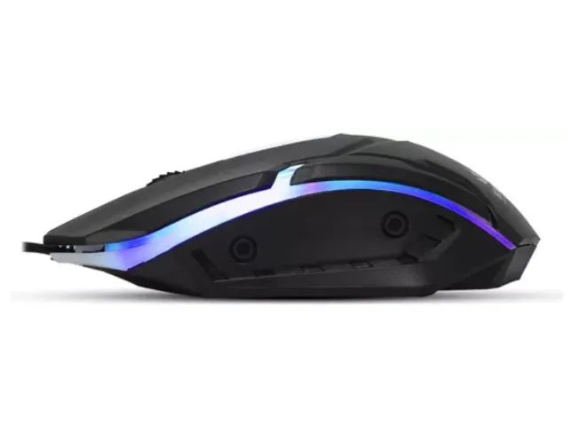 Kit Teclado Gamer Usb Knup Kp-te115 Membrana Com Mouse Rgb Luminoso Cor Do Mouse Preto Cor - Foto 5