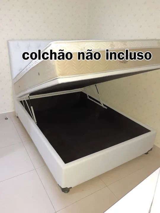 Box baú  casal sem repartição direto da fabrica.  - Foto 2
