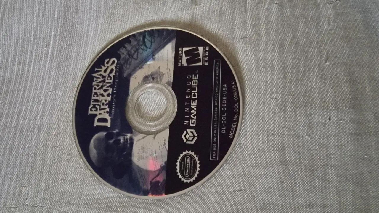 Eternal Darkness Game Cube Original 