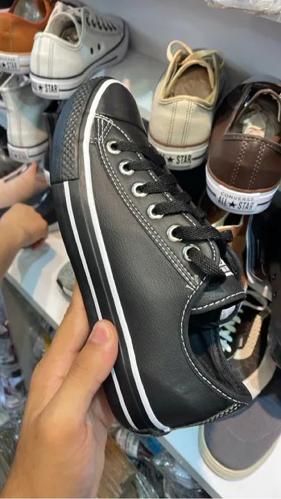 All Star de couro 34 ao 43 - Foto 2