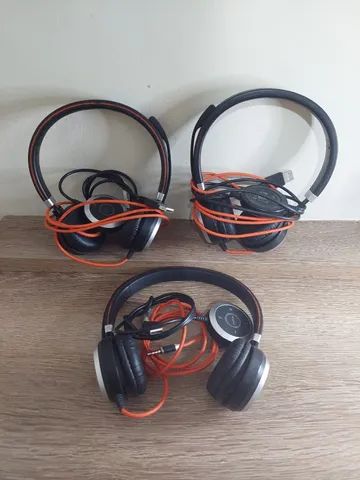 Kit com 3 Headsets Jabra Evolve 40 com fio / Linha corporativo - Foto 2