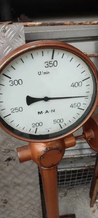 Manômetro pressão ANTIGO para decoração"LEIA"