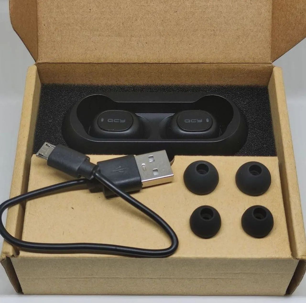 Fone Sem Fio Bluetooth Original QCY Alta Definição de som Novos!! - Foto 4