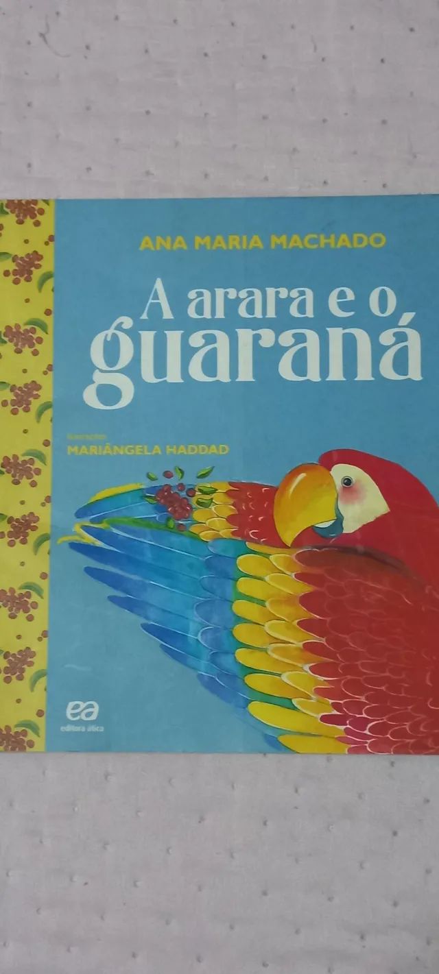 Livro "A arara e o guaraná" de Ana Maria Machado