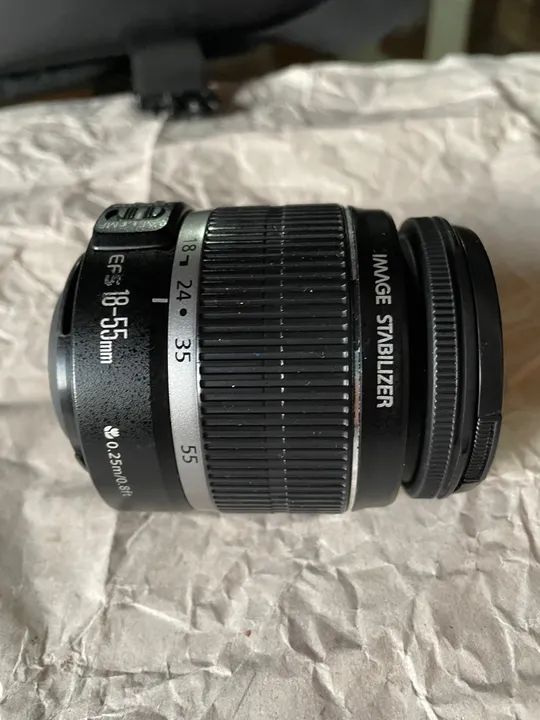 Câmera Canon Rebel T3com Lente 18-55mm e Lente 75-300mm - Foto 4