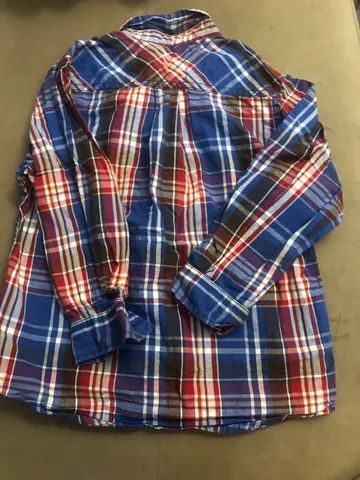Camisa xadrez infantil tam 4 Tommy Hilfiger importada festa junina - Foto 4