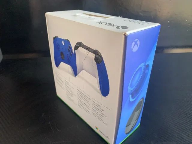 Controle Microsoft Xbox Shock Blue - Novo e Original! (Lojas Wiki) - Foto 3
