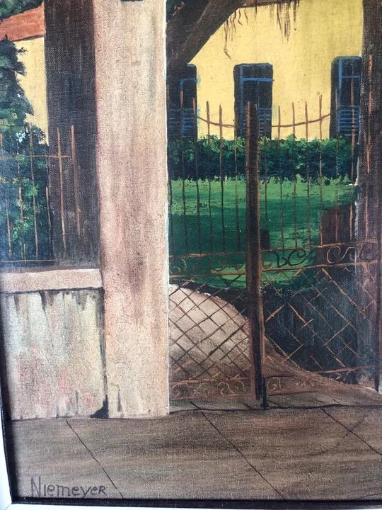 Quadro óleo sobre tela -  Paisagem - Foto 4