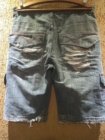 Bermuda masculina jeans Lost - Foto 3