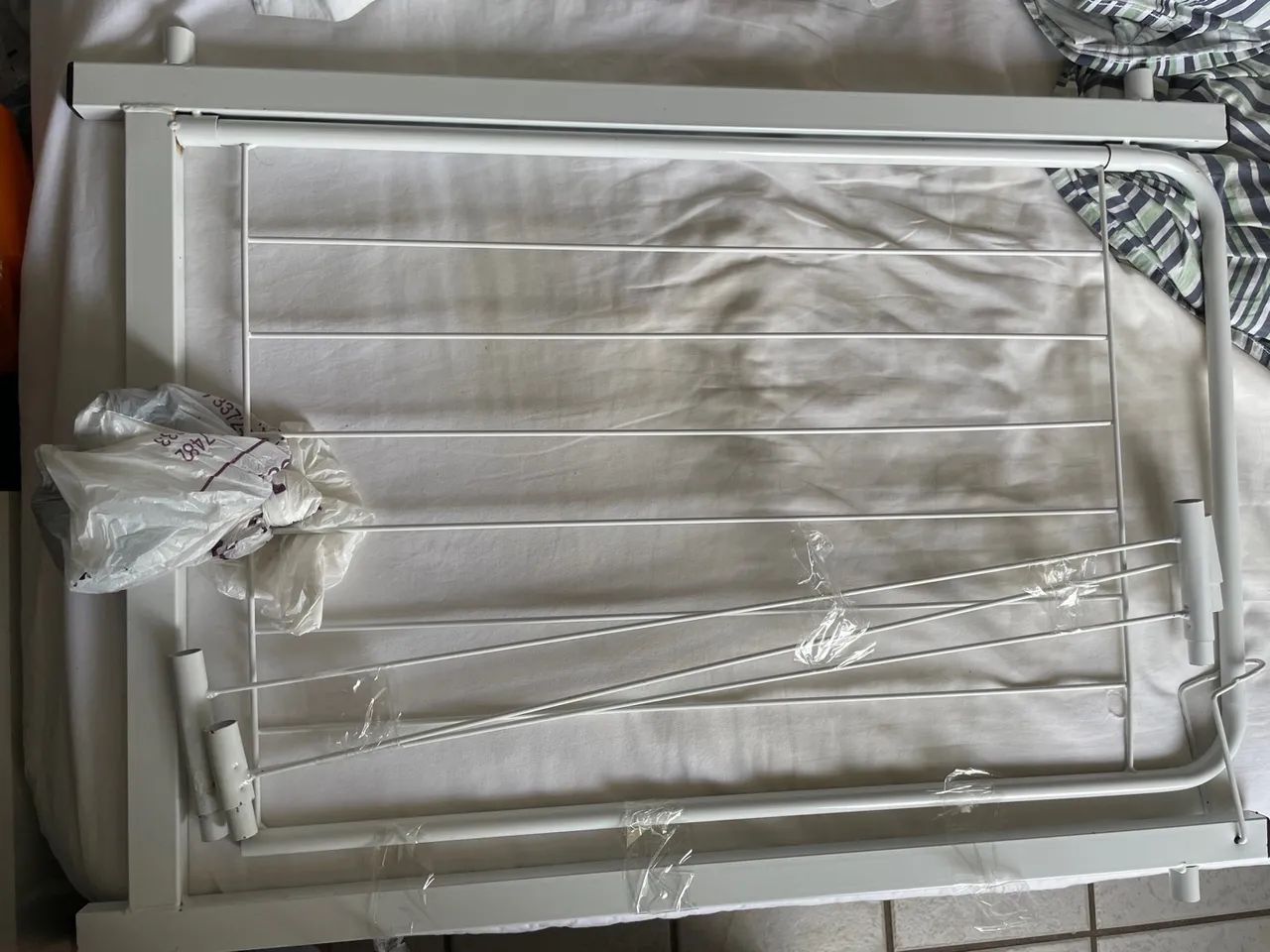 Portão Grade Pet Aramado Para Cães, 80Cm Branco. - Foto 2