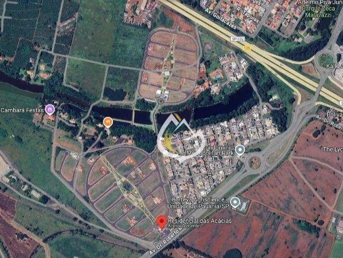 Terreno à venda, 318 m² por R$ 424.256,70 - Residencial das Acácias - Paulínia/SP