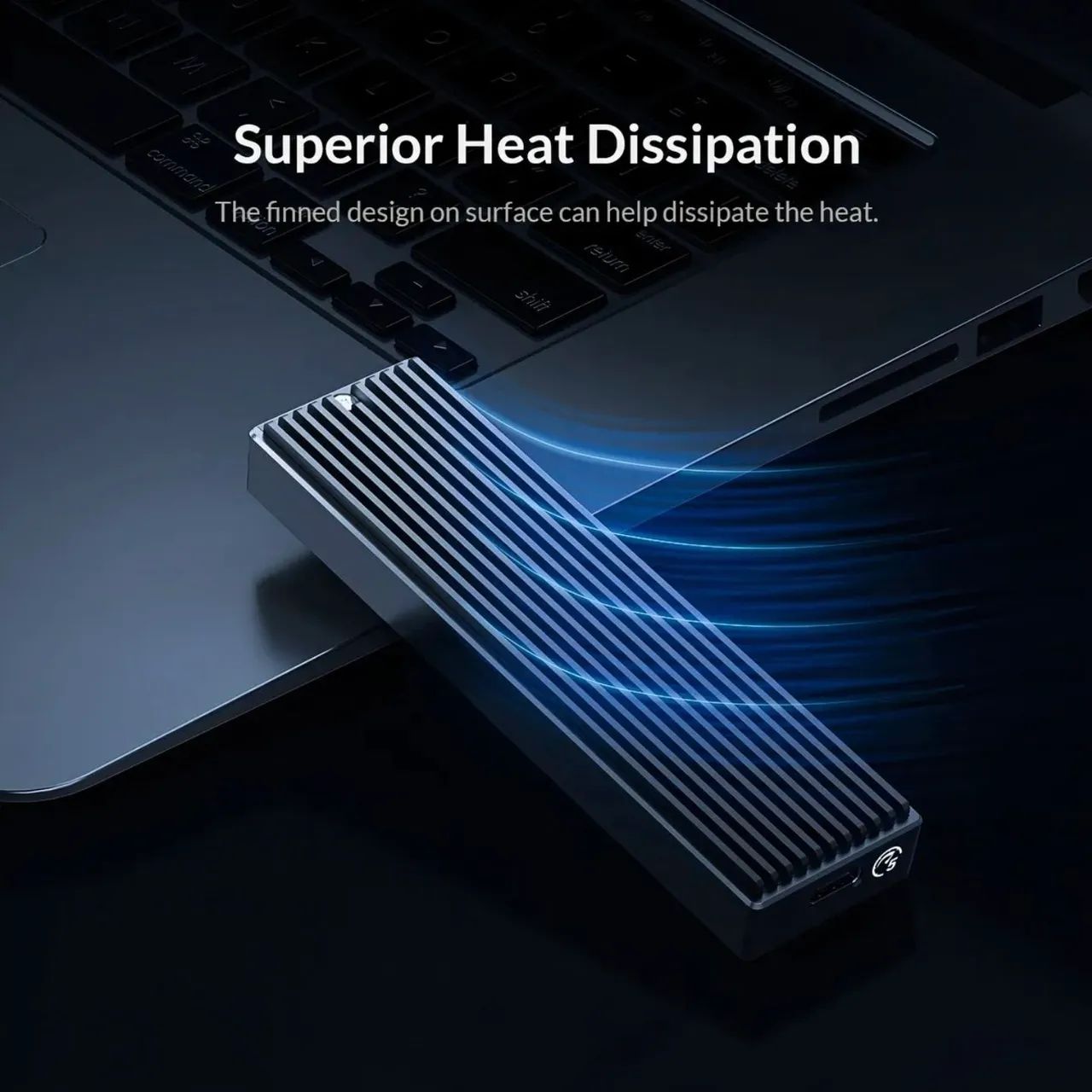 UGREEN Case Esterno USB 3.1 Per SSD M.2 NGFF SATA B-Key E B+M, 6 Gbps, Supporta Fino A 2TB, Con Cavo USB-C 0.5m