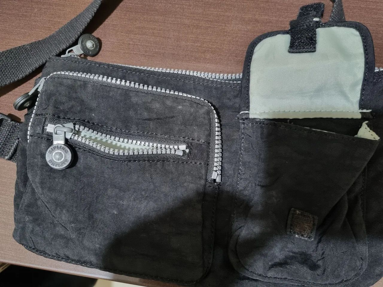 Pochete Original Kipling - Preta - Foto 2