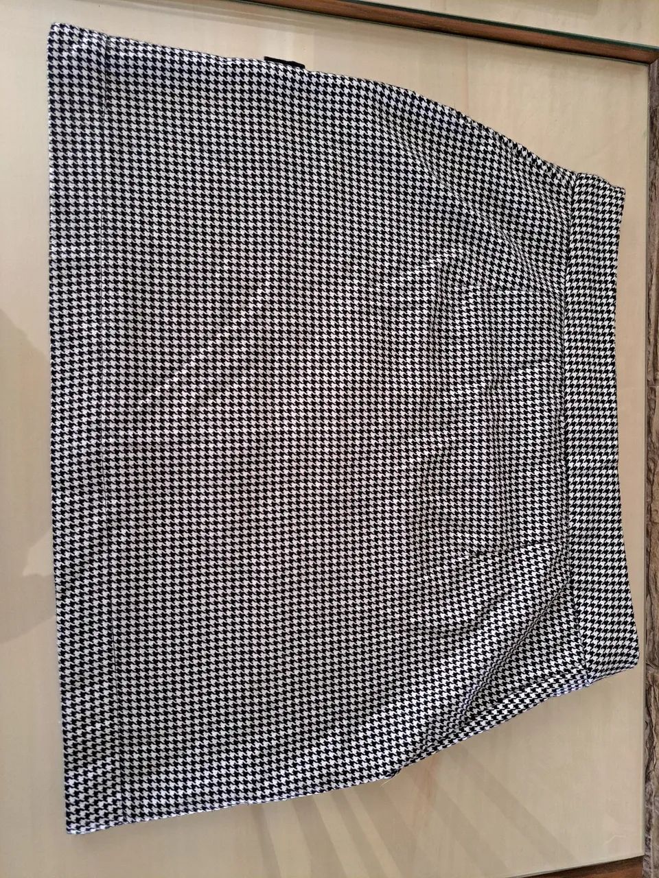 Saia estilo pied-de-poule com detalhes - Foto 4