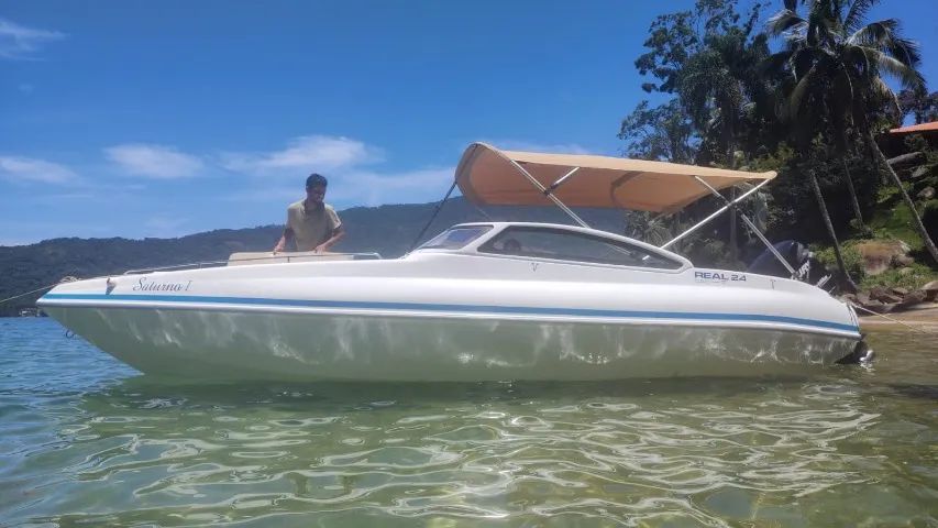 LANCHA REAL 24 2005 MOTOR OPITIMAX 200 HP 2013 - Foto 10