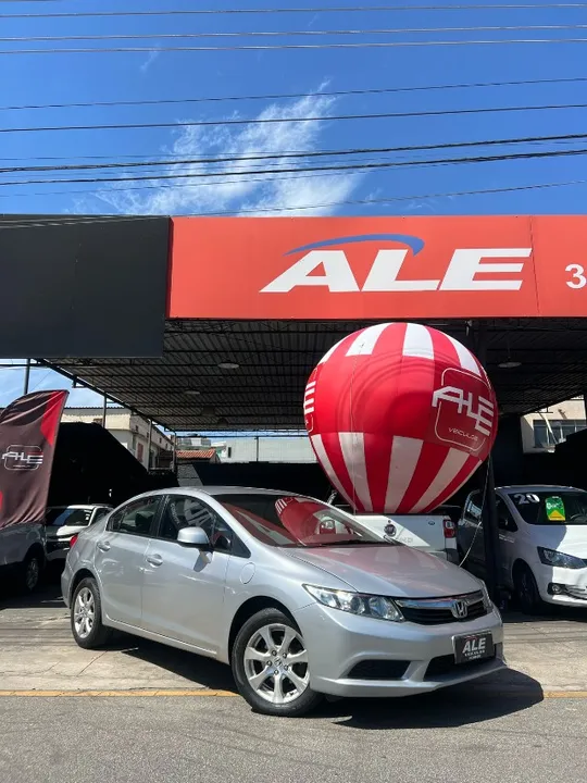 HONDA CIVIC 2014 SEDAN LXS 1.8/1.8 FLEX 16V AUT. 4P / ÚNICO DONO