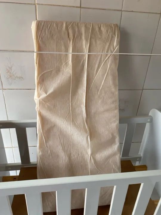 Mini berço de madeira - Foto 5