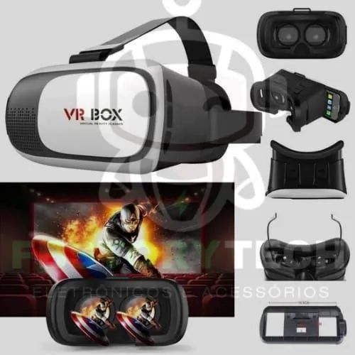 VR Box - Óculos de Realidade Virtual para Celular