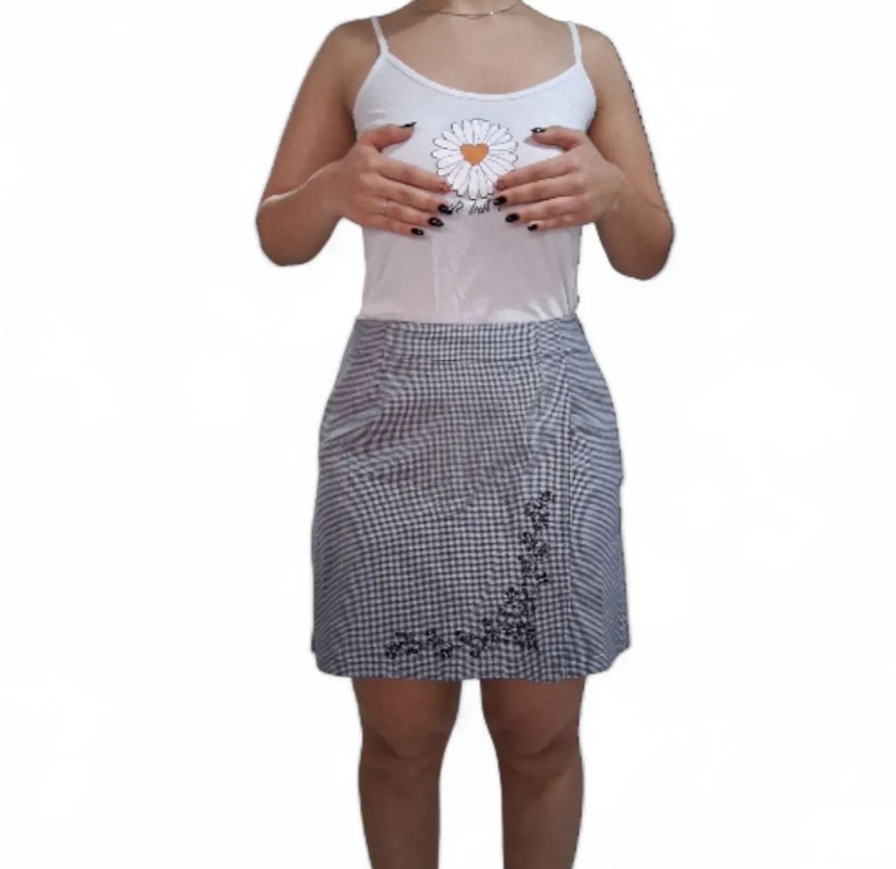 Short-saia  Gingham da Liz Claiborne