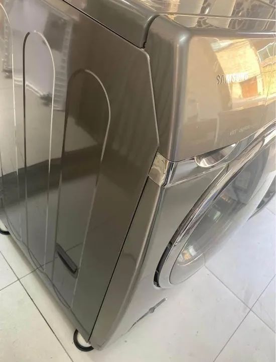 Lava e seca de inox 14 kg - Samsung  - Foto 2