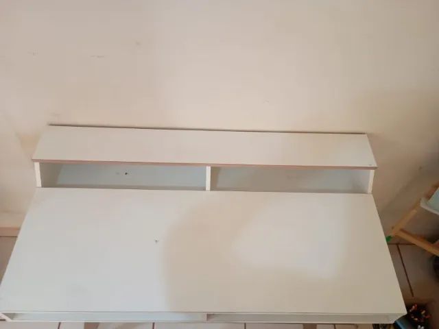 Escrivaninha de mdf branca - Foto 2