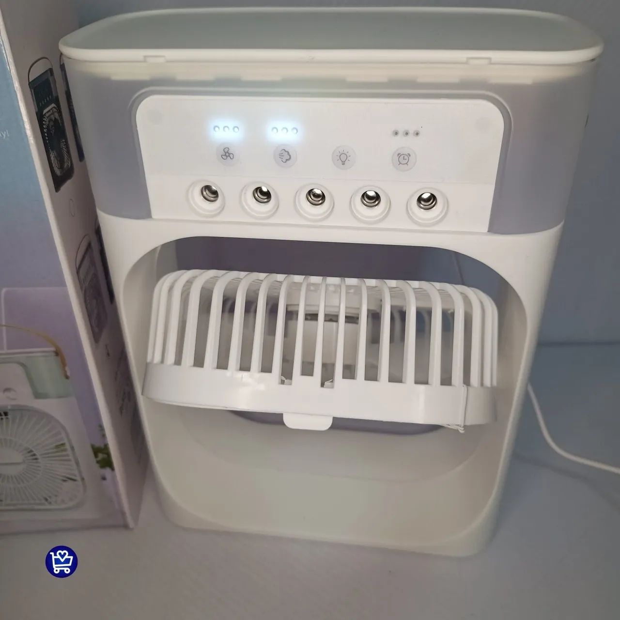Ventilador Portátil com Bateria Recarregável - Foto 3