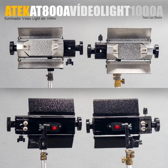 06 Refletores originais Atek para lâmpadas palito de bocal "R7s"(Halógena ou Led). - Foto 4