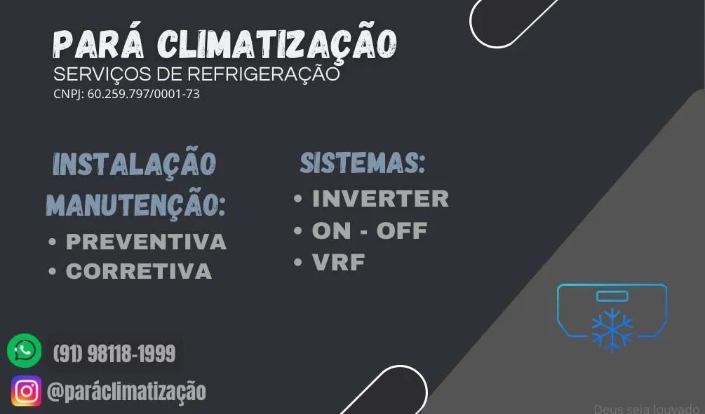 Instalação d manutenção de ar condicionado 