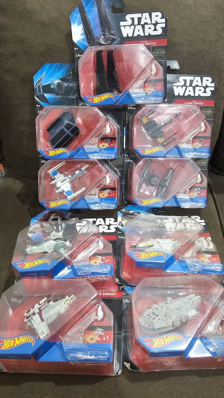 Kit Hot Wheels Nave Star Wars - 9 Naves Raras