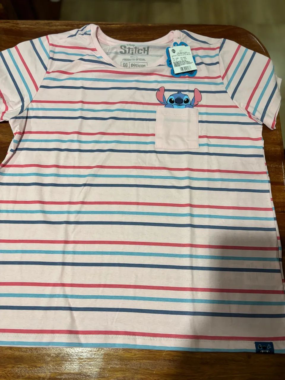 Camiseta original piticas Disney stitch GG nova - Foto 2