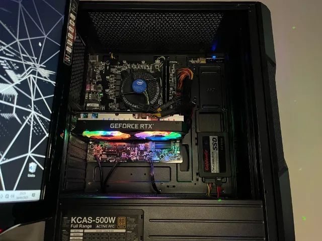PC Gamer (Completo!), I5 10400F, RTX 3050 8GB, 16GB, Monitor 24 IPS, SSD... - Foto 2