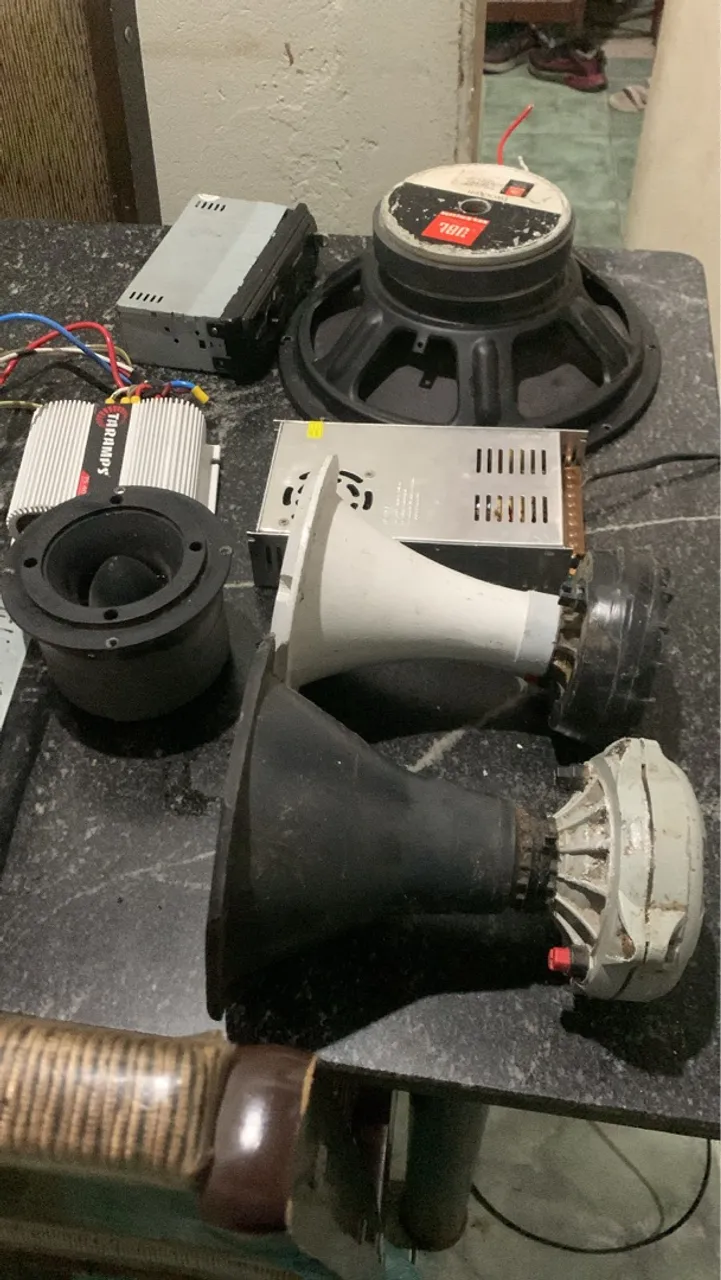Kit completo de Som Automotivo - JBL, Taramps e outros