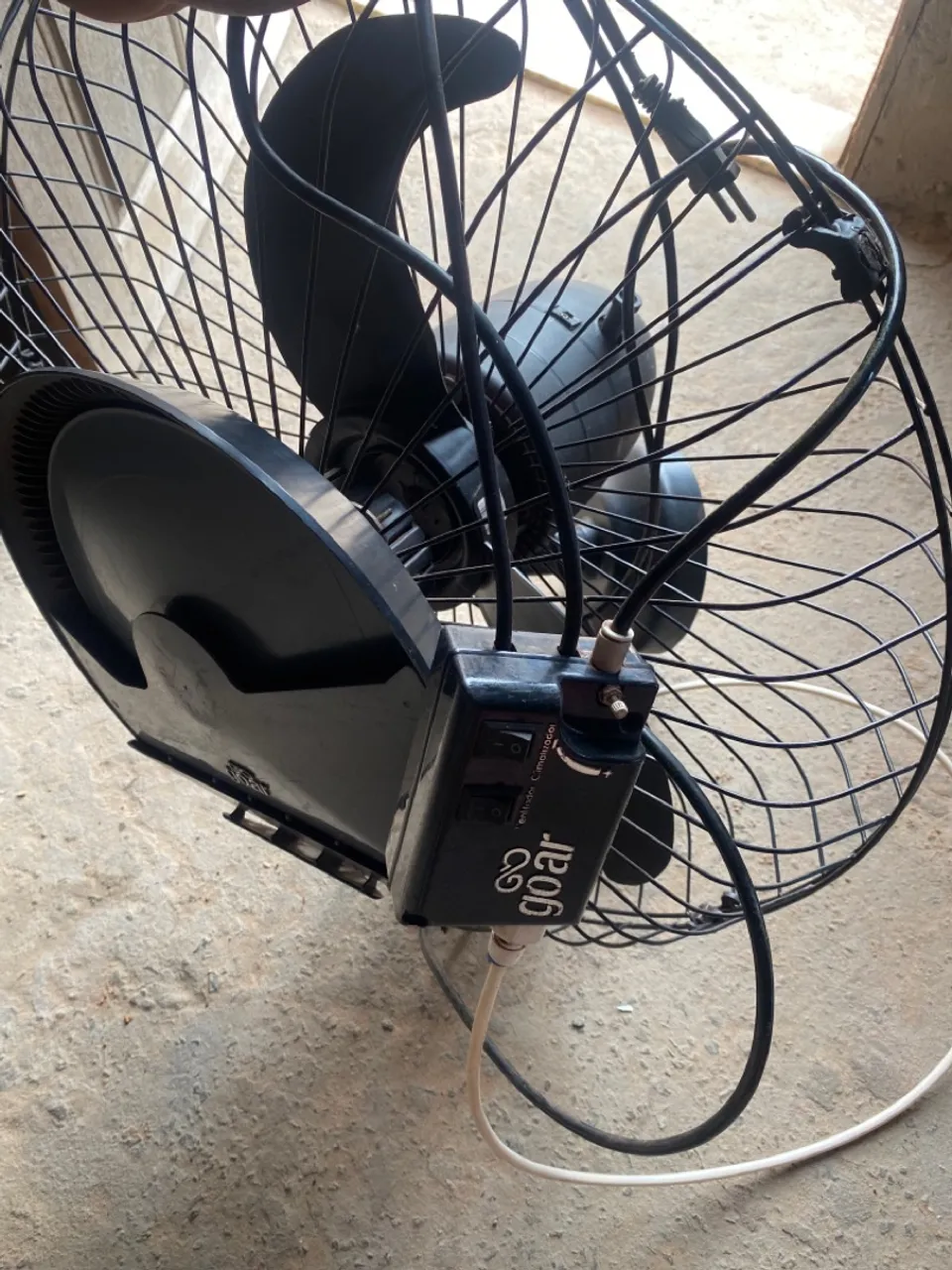 Ventilador Goar Preto - Potente e Eficiente