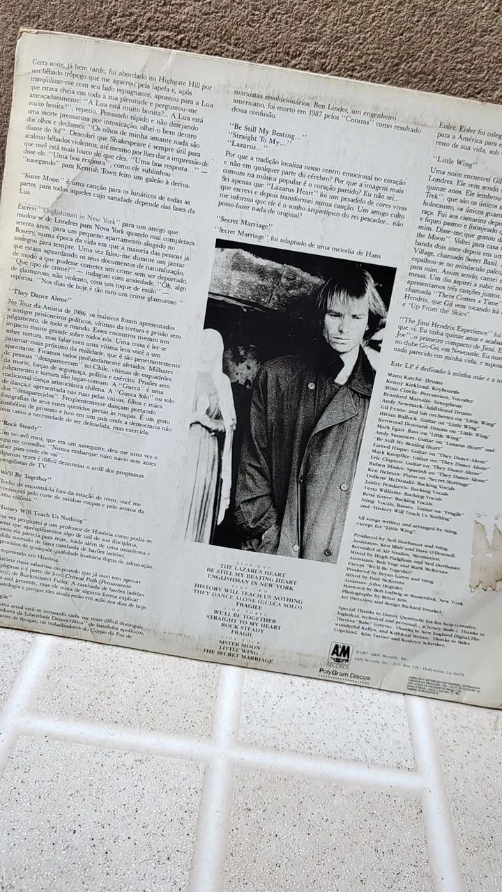 Disco de Vinil Sting - Nothing Like The Sun - Foto 4