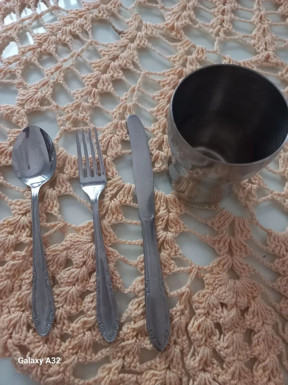 Conjunto Infantil em inox antigo 