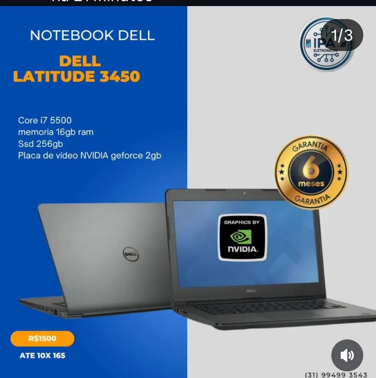 notebook i7 ddr3