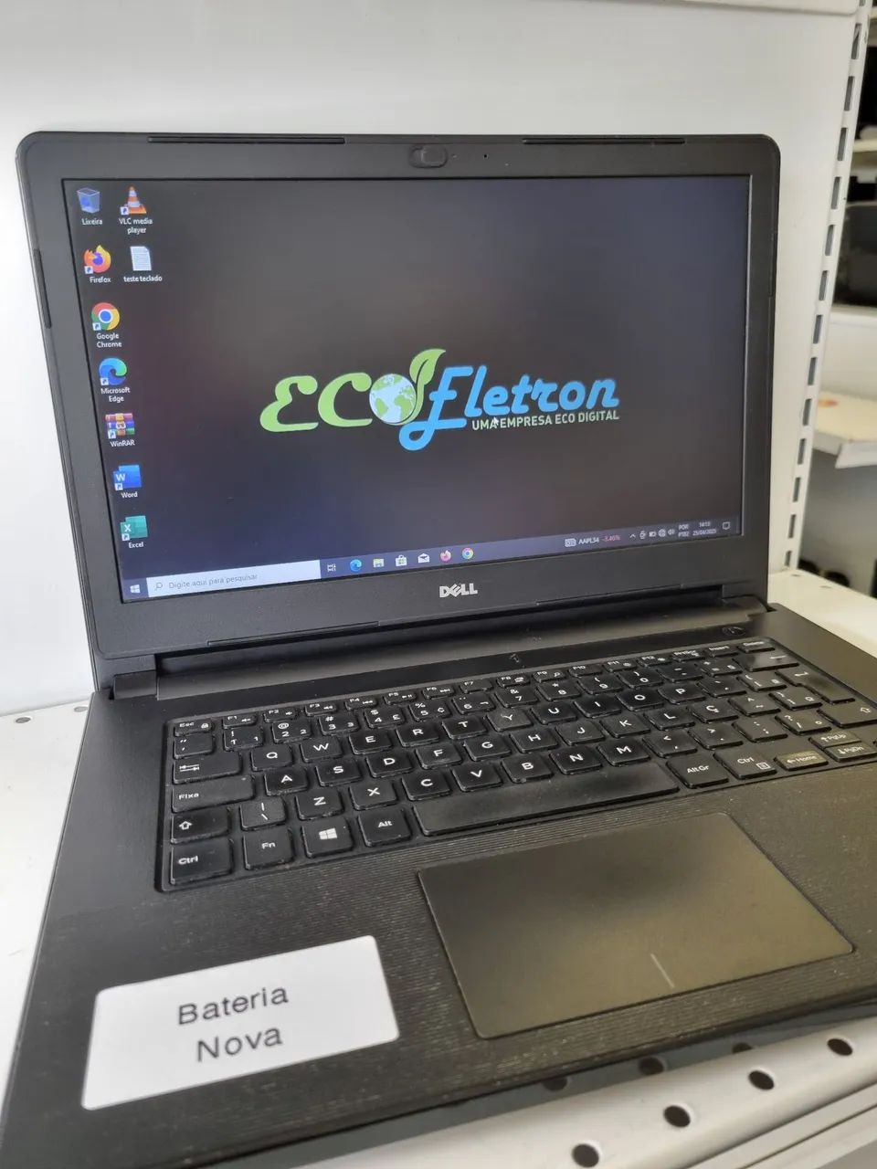 Notebook Dell Vostro Intel Core i3-4005 04Gb SSD 120Gb - Bateria Nova