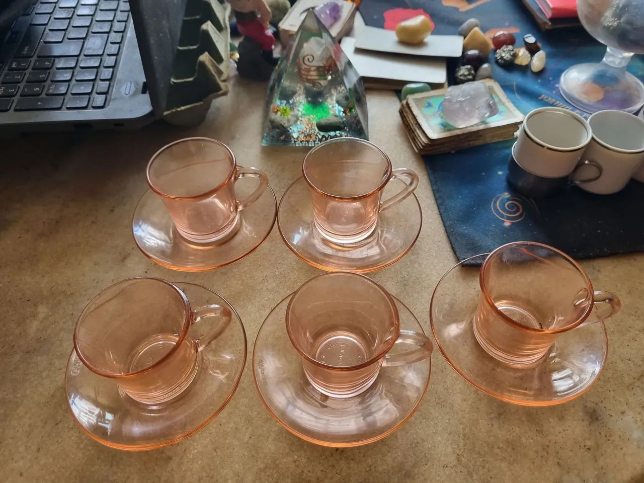 Xícaras para cafezinho Duralex Rosa - Foto 2